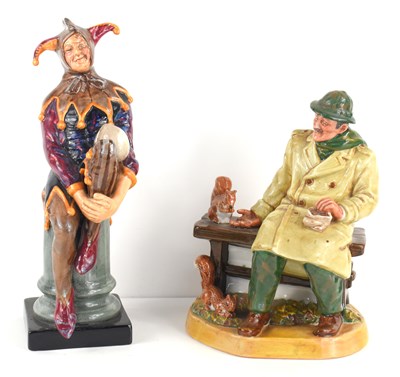 Lot 145 - A Royal Doulton figure of the Jester, HN2016,...