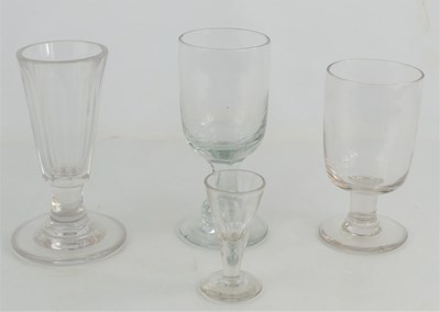 Lot 187 - A group of 19th century glasses to include a...