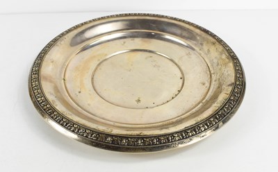 Lot 394 - A silver dish, stamped Wallace Sterling to the...