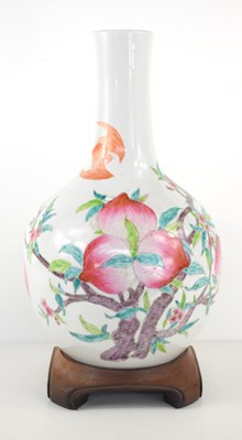 Lot 43 - A 19th century Chinese bottle form vase,...