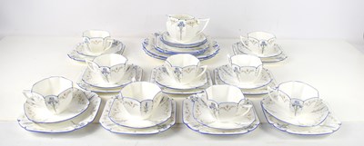 Lot 127 - A Shelley part tea set in the Queen Anne...