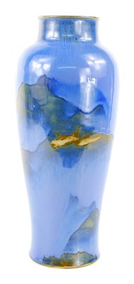 Lot 105 - A Bessie Newbery for Royal Doulton blue drip...