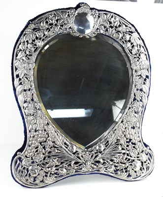 Lot 410 - A fine Victorian heart shaped dressing table...