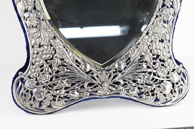 Lot 410 - A fine Victorian heart shaped dressing table...