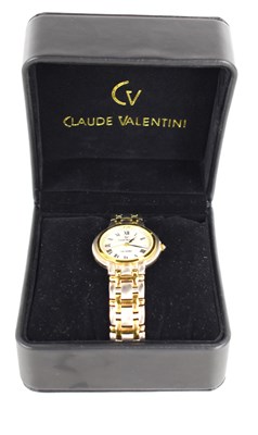 Lot 284 - A Claude de Valentini Gents wristwatch and in...