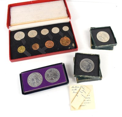 Lot 299 - A cased set of Royal Mint 1950 coins including...