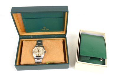 Lot 278 - A Rolex stainless steel wristwatch, the oyster...