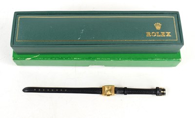 Lot 271 - A Ladies Rolex gold Precision wristwatch, the...