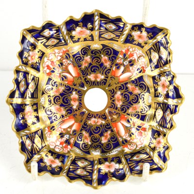 Lot 239 - A Royal Crown Derby pin tray in the Old Imari...