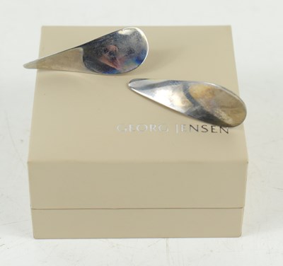 Lot 32 - A pair of Georg Jensen silver ear cuff...