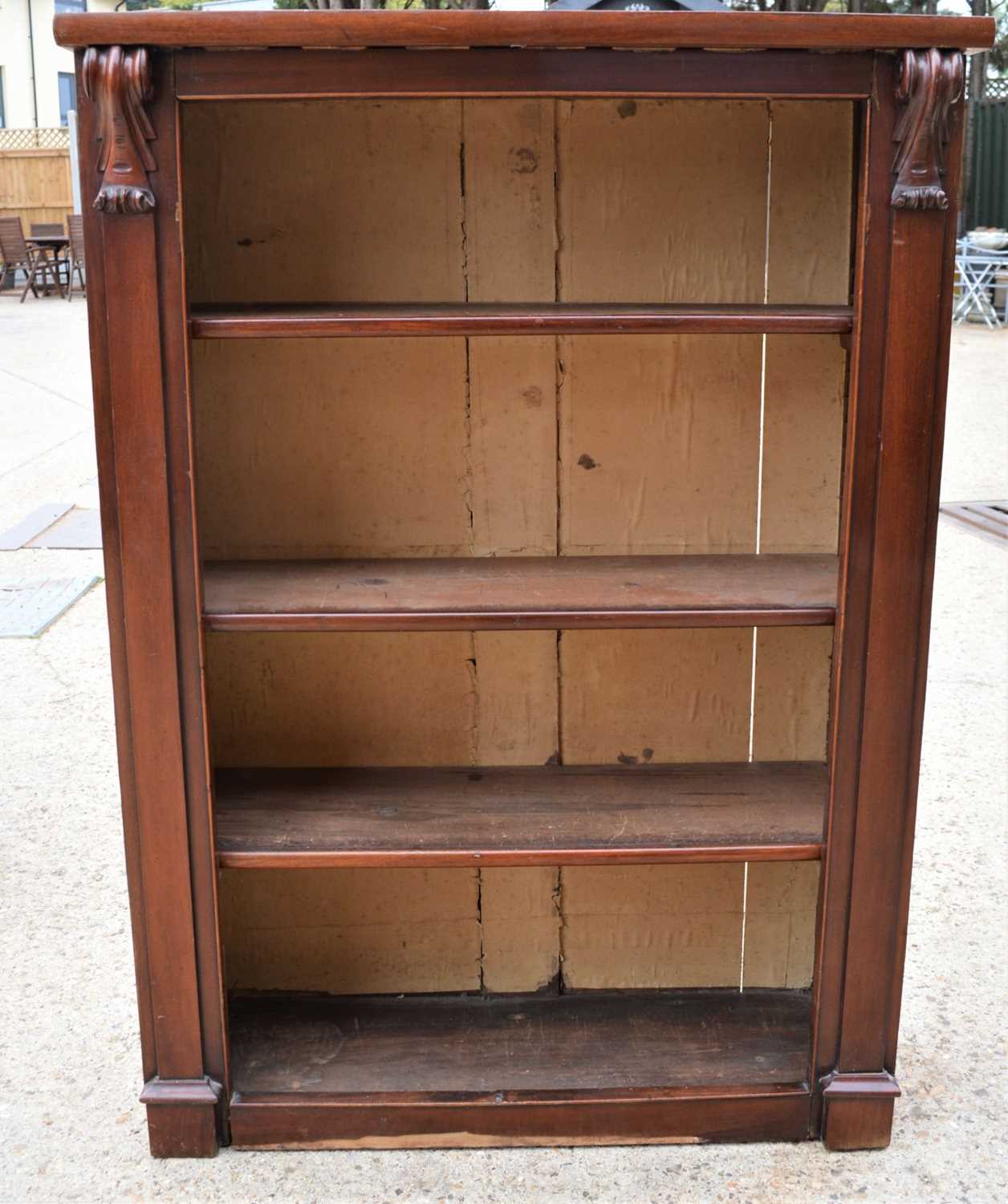 Lot 536 - A Victorian mahogany open bookcase