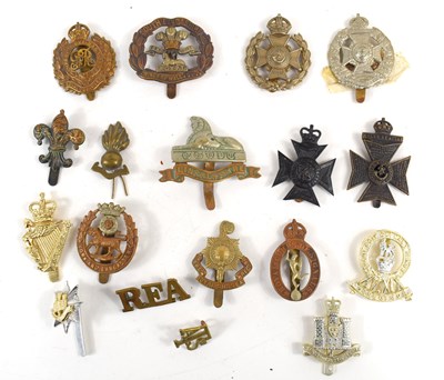 Lot 65 - A group of military cap badges to include ...