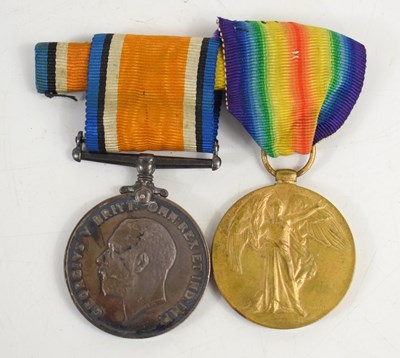 Lot 24 - A WWI medal group to Private V.J Hughes, 3724,...