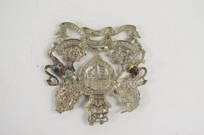 Lot 63 - A Victorian Royal Engineer Volunteers helmet...