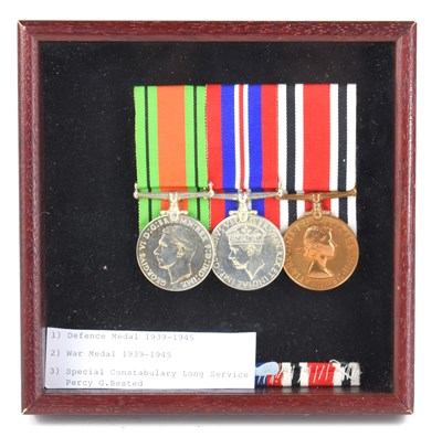 Lot 17 - Two WWII medals together with a Special...