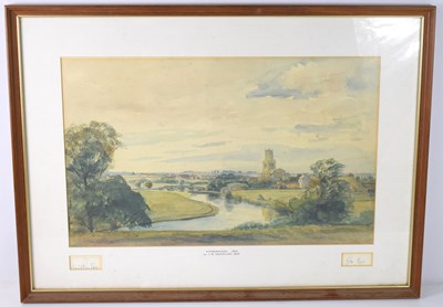 Lot 410 - A limited edition print of Fotheringhay,...