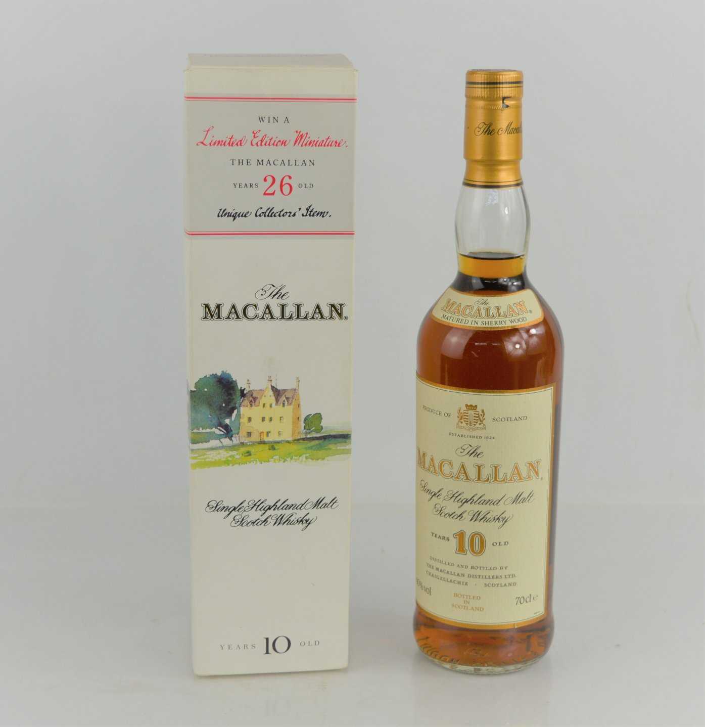 Lot 376 - A bottle of Macallan 10 year old Single...