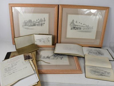 Lot 418 - Herbert G Hampton (1873-1936): three sketch...