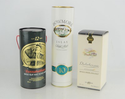 Lot 337 - Three bottles of single malt whisky, Bowmore...