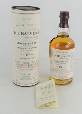 Lot 382 - The Balvenie Single Barrel Scotch Whiskey,...