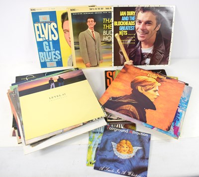 Lot 451 - A group of LPs and singles including a first...