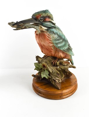 Lot 315 - Giuseppe Armani kingfisher figurine, modelled...