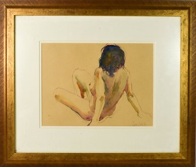 Lot 403 - Alan White (b. 1934): Alisandra Sitting,...