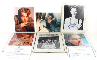 Lot 242 - Five Leonardo DiCaprio signed photographs, two...