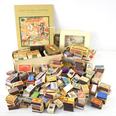 Lot 212 - A large collection of vintage matchboxes and...