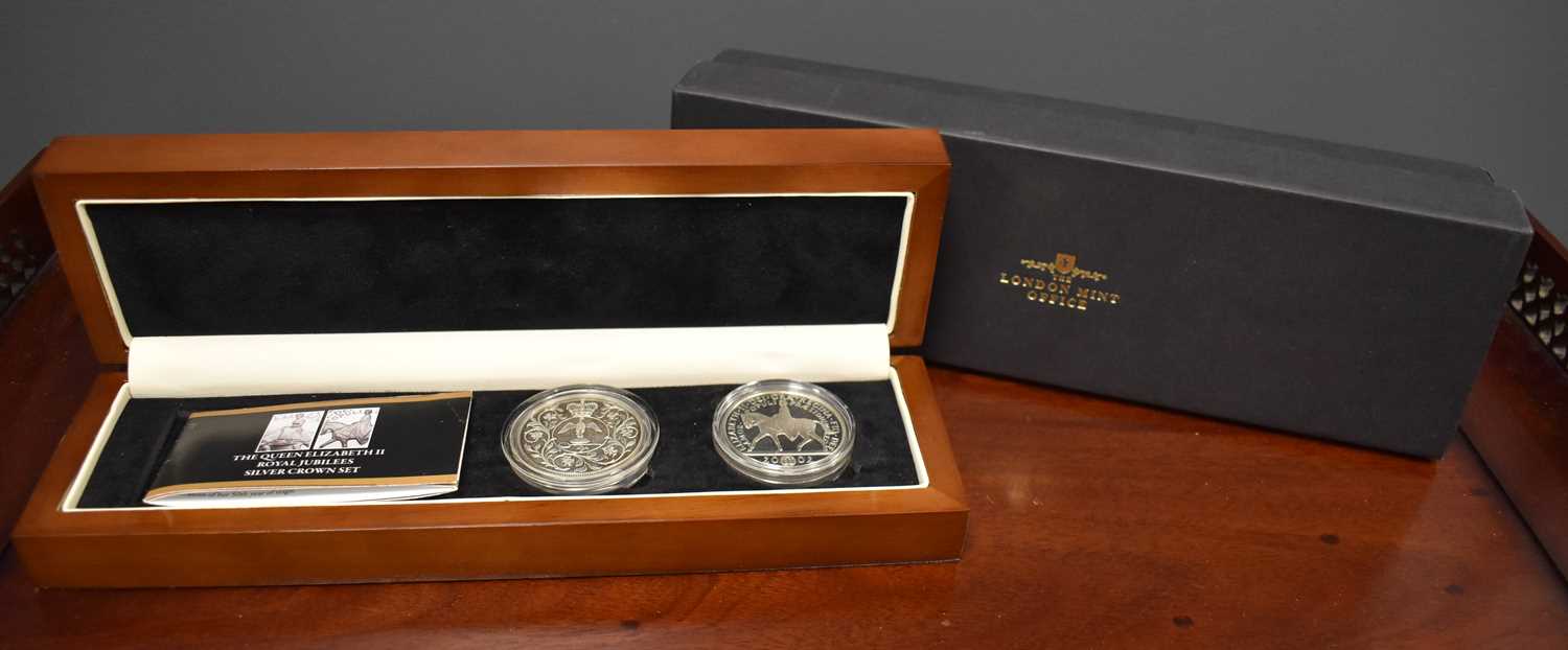 Lot 46 - The Queen Elizabeth II Royal Jubilees Silver...