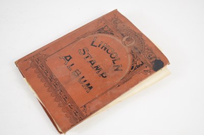 Lot 157 - A Victorian stamp album containing British and...