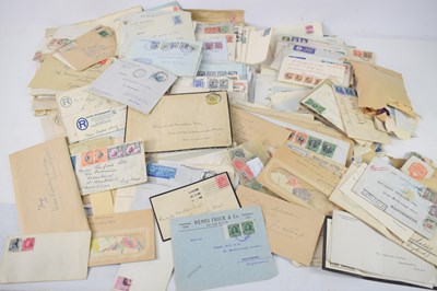 Lot 150 - A large collection of stamped envelopes,...