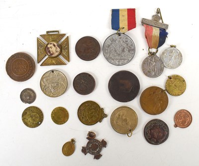 Lot 89 - A group of Georgian and later medallions and...