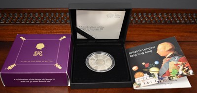 Lot 104 - A Royal Mint 2020 UK £5 Silver Proof Coin, A...