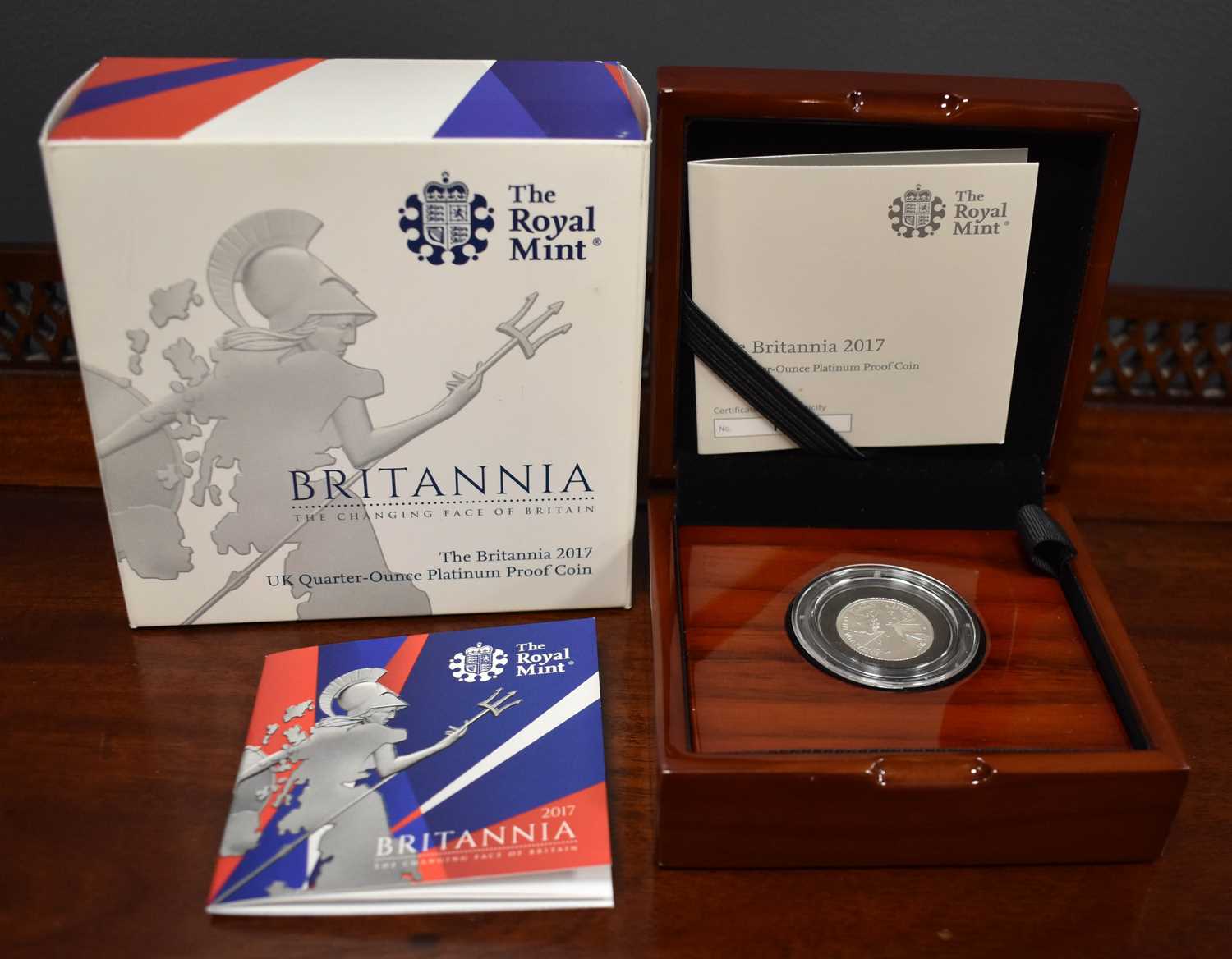 Lot 48 - A Royal Mint Britannia 2017 UK Quarter-Ounce...