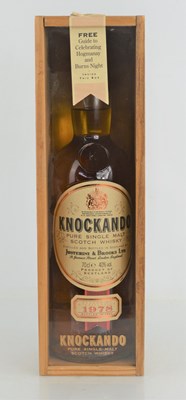 Lot 362 - A bottle of Knockando 15 year old single malt...