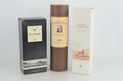 Lot 363 - Three bottles of single malt Scotch whiskey,...