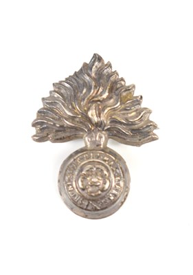 Lot 28 - A silver Royal Regiment of Fusiliers badge,...