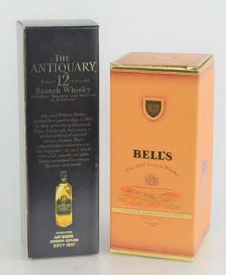 Lot 348 - Bells fine old Scotch whiskey aged 12 years...