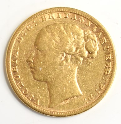 Lot 123 - A Queen Victoria full gold sovereign dated 1876.