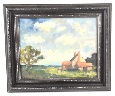 Lot 406 - A late 19th or early 20th century landscape...