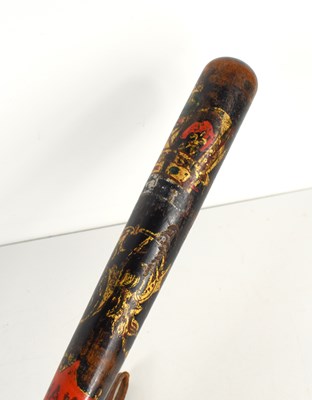 Lot 69 - A Victorian truncheon, painted with a Crown...