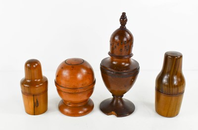 Lot 2 - A group of 19th century treen to include a...