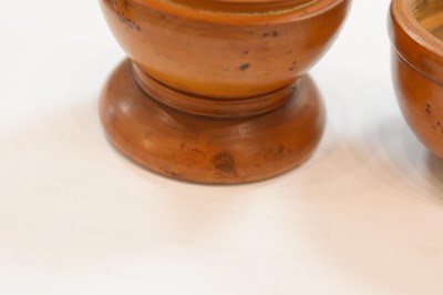 Lot 2 - A group of 19th century treen to include a...