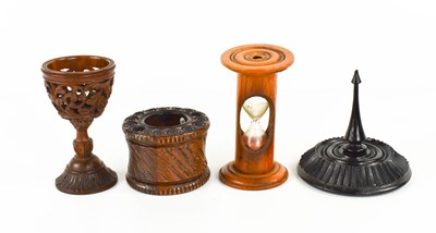 Lot 5 - A group of 19th century treen to include an...