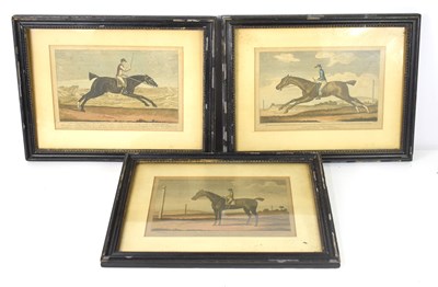 Lot 192 - Horse racing interest: Three 18th century hand...