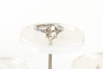 Lot 174 - An old brilliant cut solitaire diamond and...