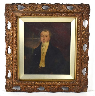 Lot 187 - An early 19th century portrait of a gentleman,...