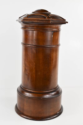 Lot 47 - A 19th century treen table top post box, circa...