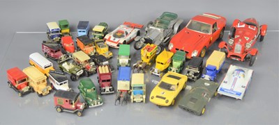 Lot 66 - A group of vintage diecast and other vehicles...